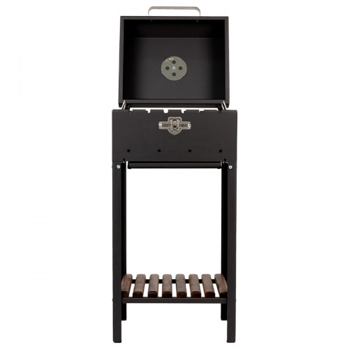 Grătar Compact 3-în-1 cu Capac și Afumătoare (Oțel 3 mm) Daddy Smoke