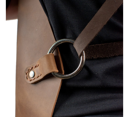 Șorț de Grătar din Piele Daddy Smoke (Light Brown)