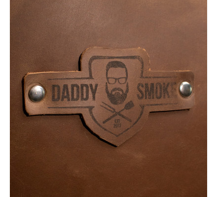 Șorț de Grătar din Piele Daddy Smoke (Light Brown)