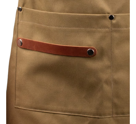 Șorț de Grătar Daddy Smoke Chef (Beige)