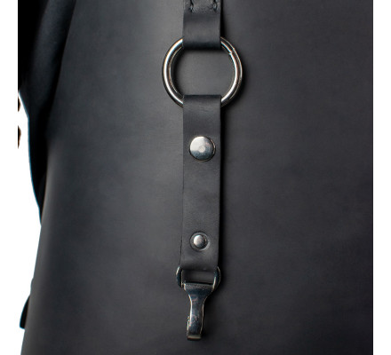 Șorț de Grătar din Piele Daddy Smoke (Black)
