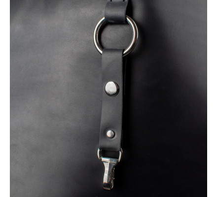 Șorț de Grătar din Piele Daddy Smoke (Black)